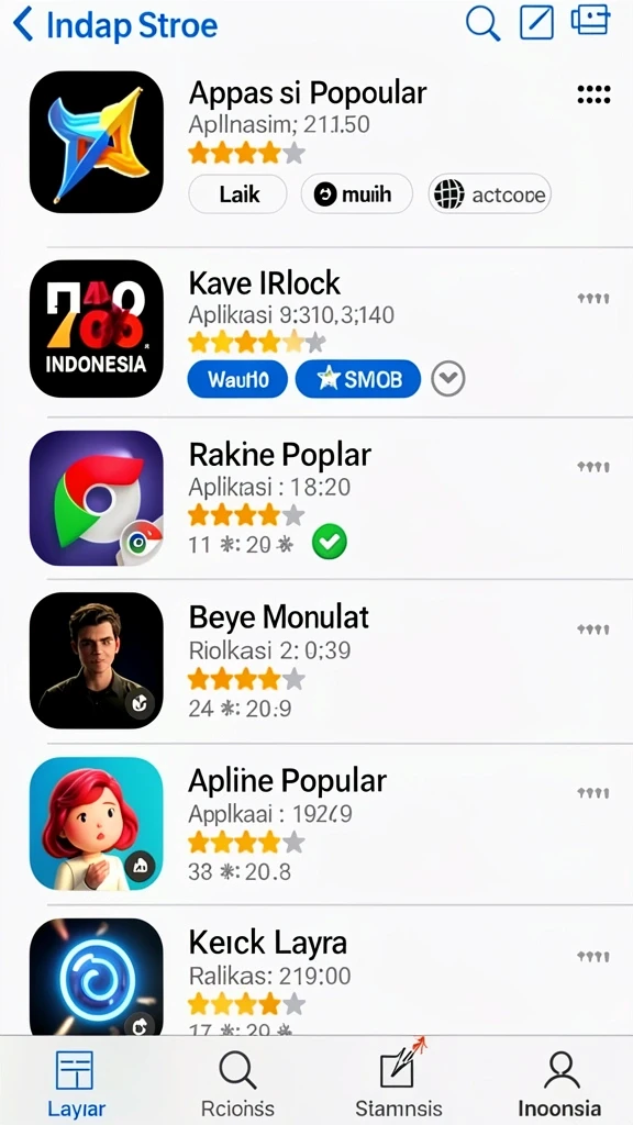Pengaturan karakter yang bisa disesuaikan.