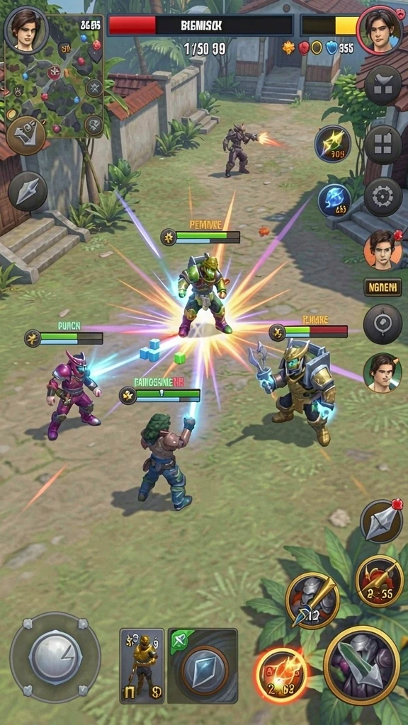 Sesi multiplayer yang penuh aksi dan seru.