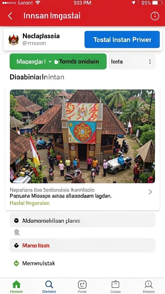 Tampilan awal yang menarik dan penuh warna.