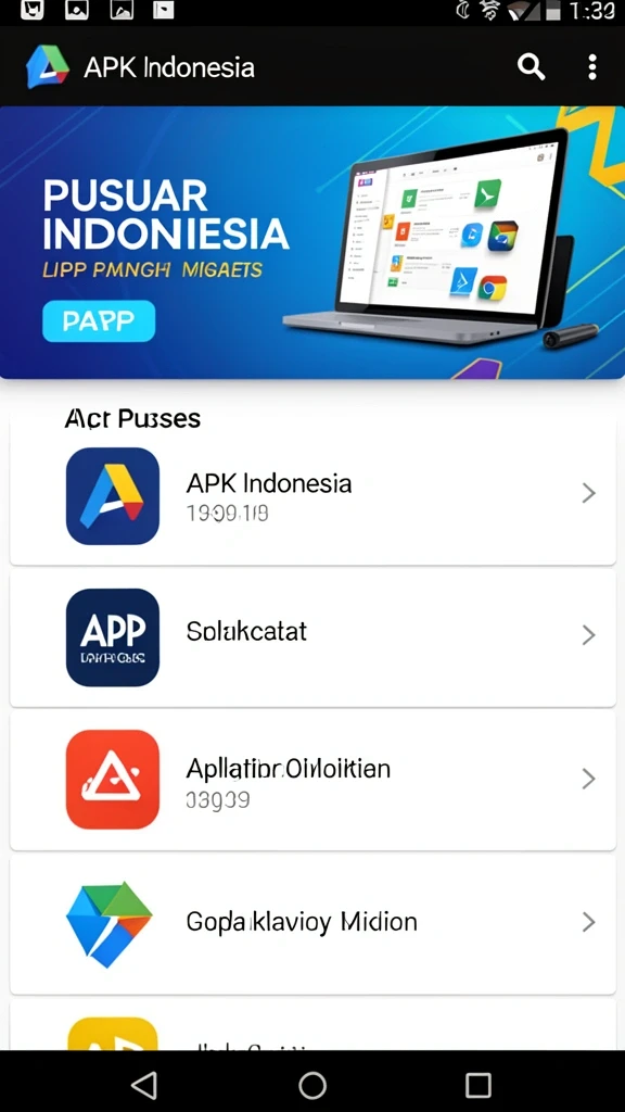Koleksi tema permainan yang beragam.