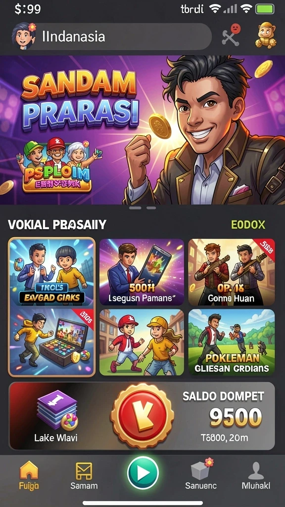 Beragam pilihan mesin slot dengan tema yang unik.