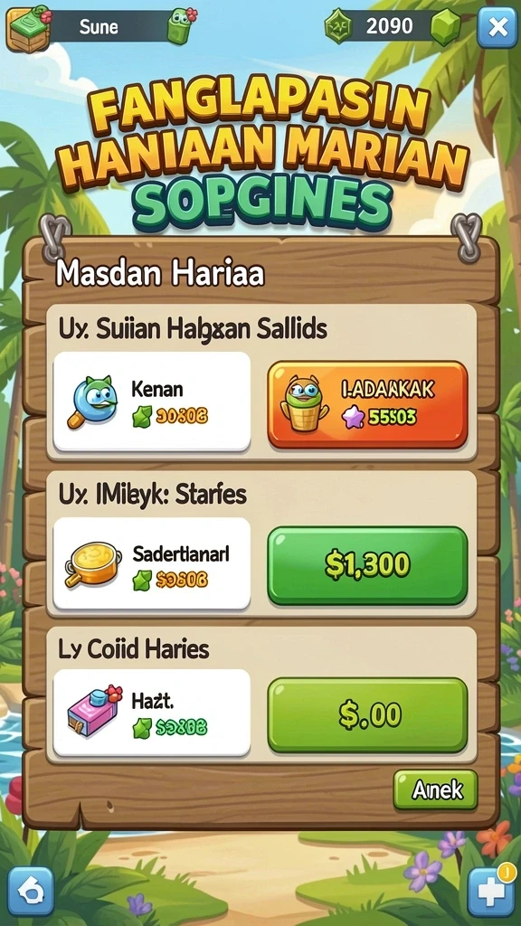 Level menantang yang harus diselesaikan dengan strategi.