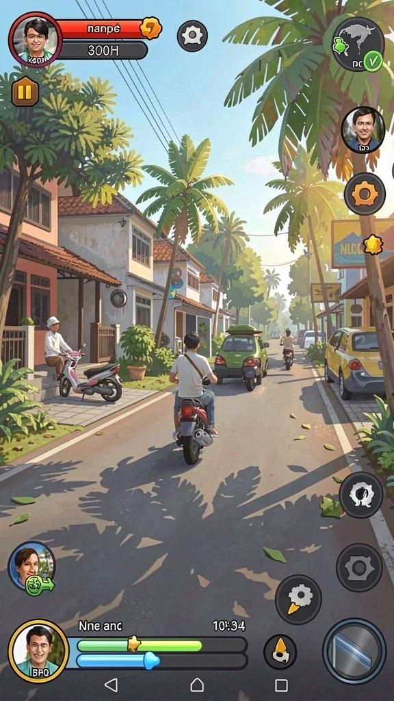 Tangkapan layar ketiga menampilkan momen seru dalam mode multiplayer.