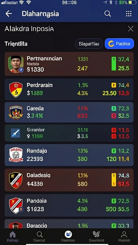 Momen seru saat pertandingan berlangsung.