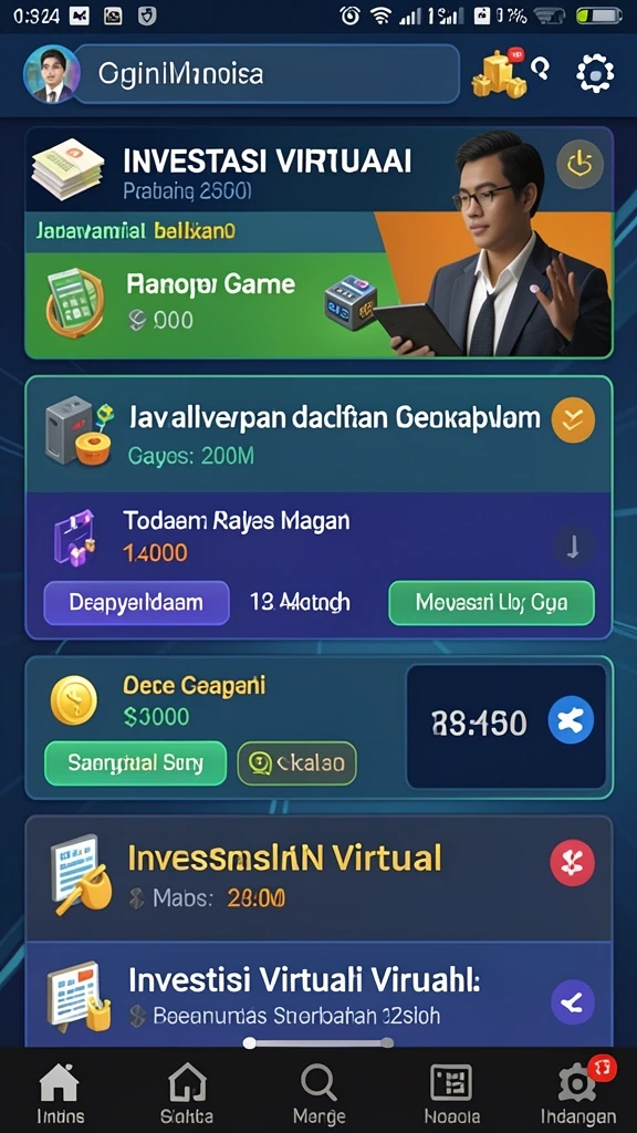 Leaderboard menunjukkan peringkat pemain yang paling kompetitif.