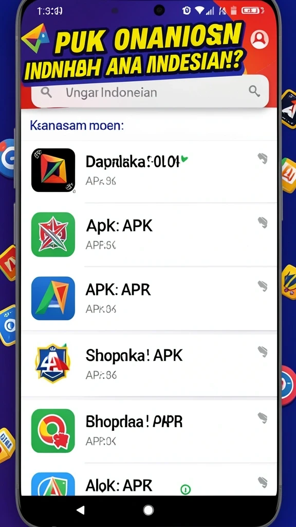 Tampilan utama game dengan berbagai pilihan karakter.