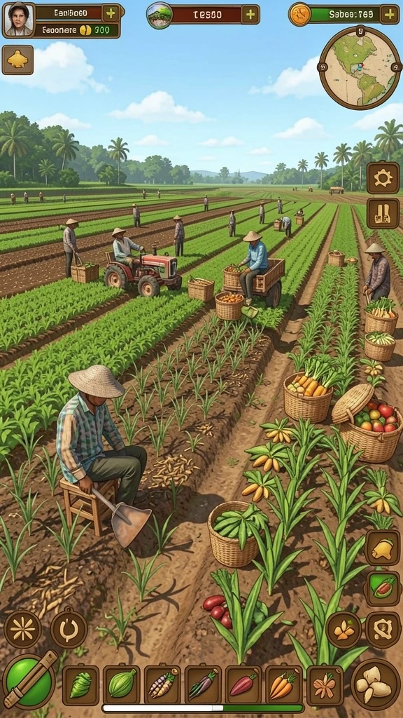 Lingkungan permainan yang kaya dan bervariasi.