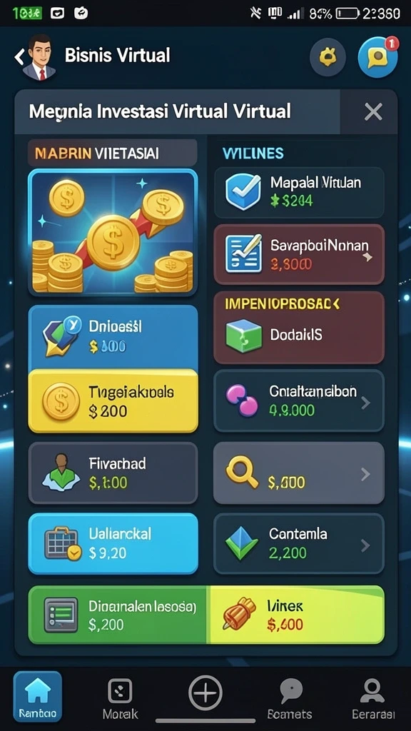 Sistem hadiah yang menambah semangat bermain.