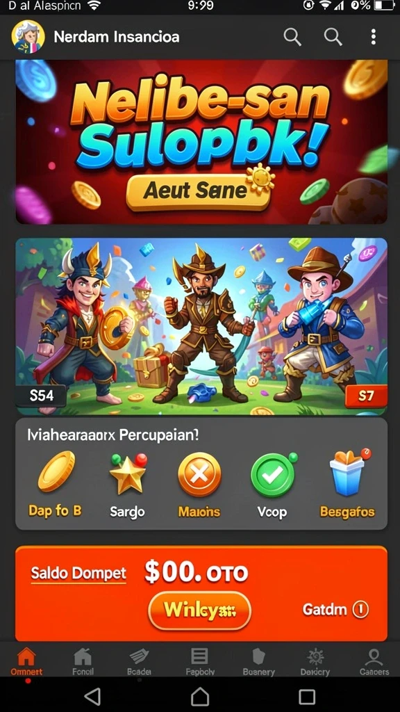 Screenshot menunjukkan karakter dengan kemampuan spesial.