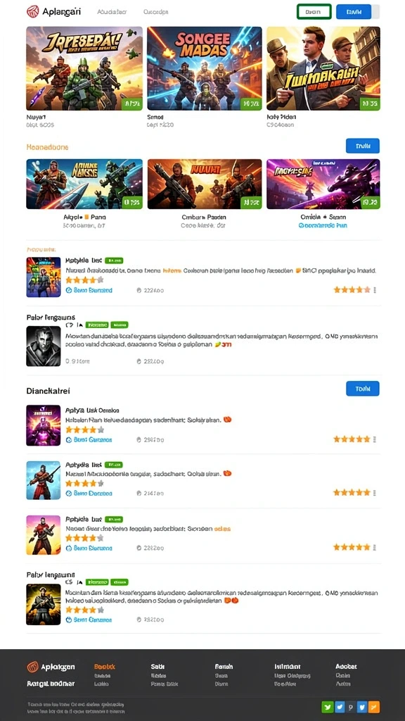 Screenshot menggambarkan salah satu level menantang.