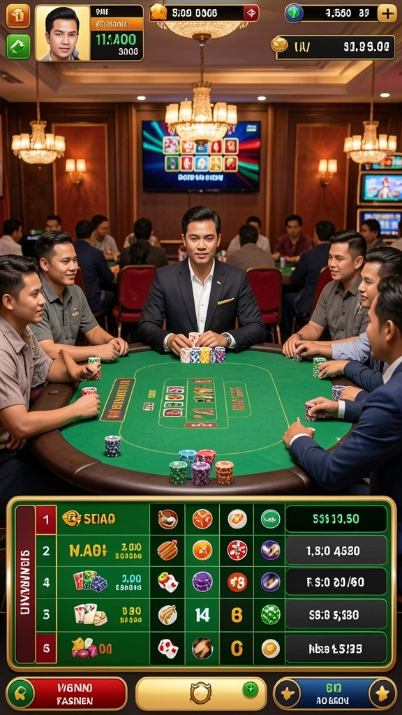Interaksi sosial dalam mode multiplayer dengan teman-teman.