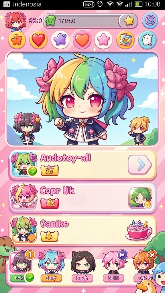 Grafis game yang memukau dan detail.