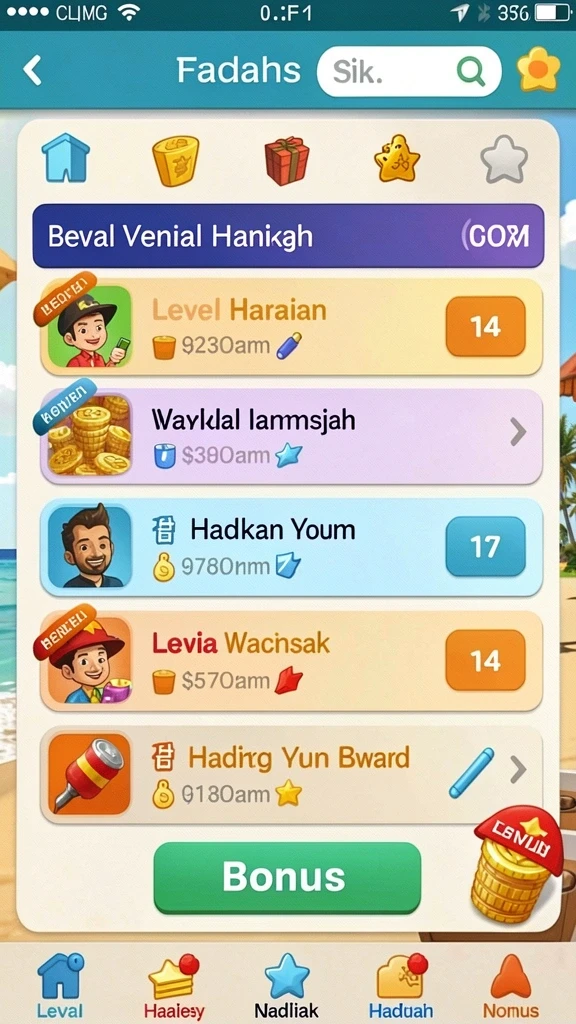 Fitur bonus yang menarik untuk setiap pemain.