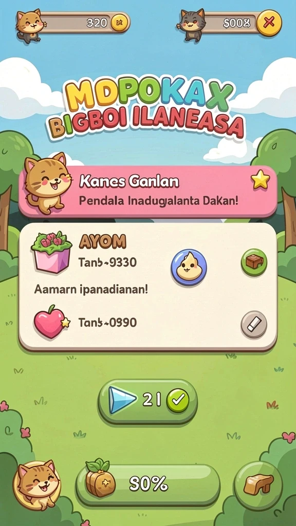 Karakter panda yang menggemaskan dalam petualangan.