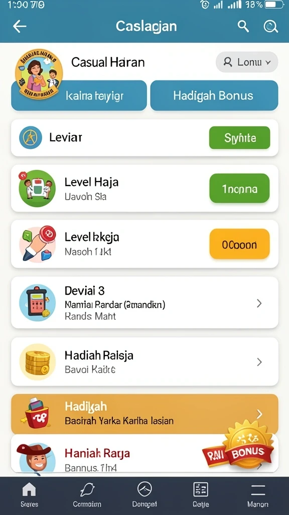 Tangkapan layar memperlihatkan misi baru yang menantang.