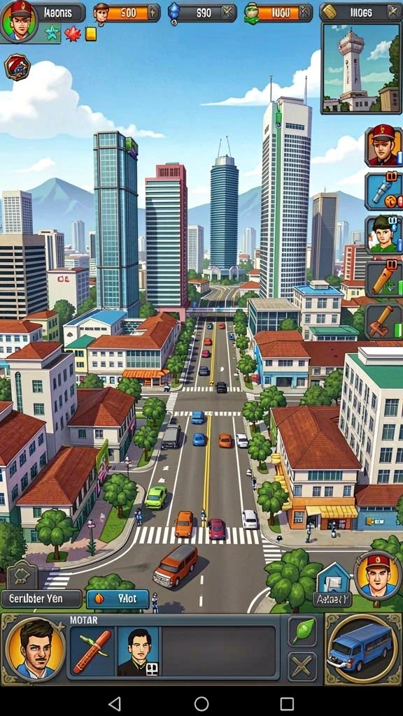 Screenshot menampilkan salah satu level menantang yang baru.