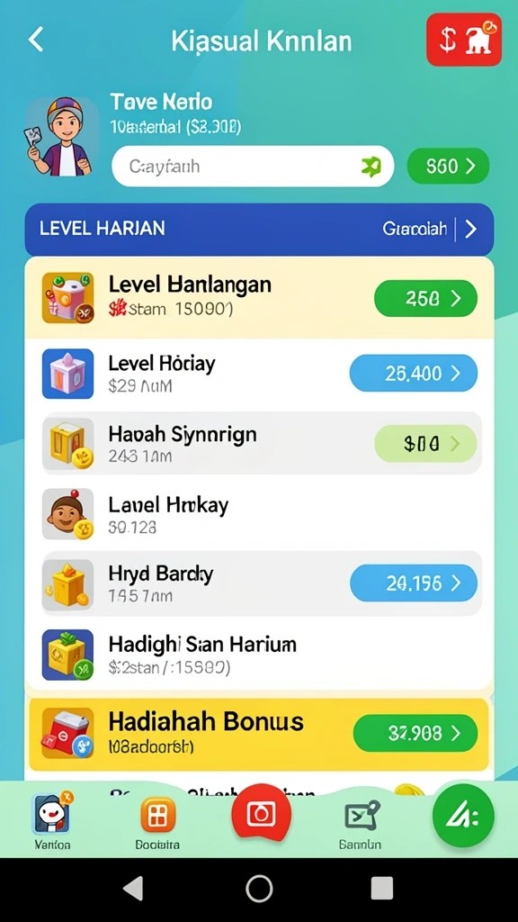 Tampilkan momen seru saat menyelesaikan tantangan.