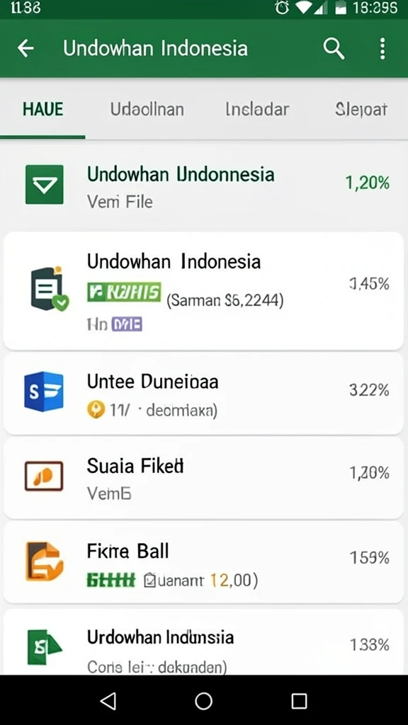 Tampilan antarmuka yang user-friendly dan intuitif.