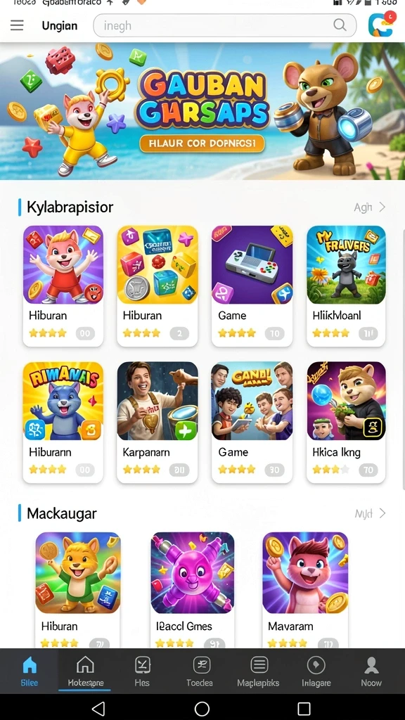 Beragam pilihan slot dengan tema yang bervariasi.