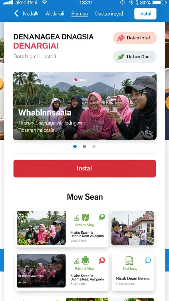 Desain dunia yang indah dan terperinci.