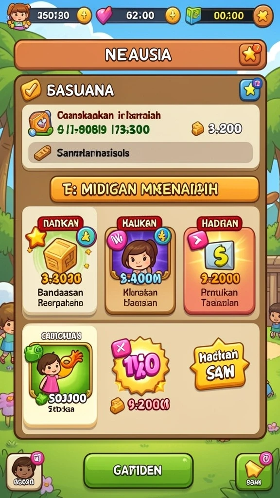 Tampilan menarik dari permainan slot yang tersedia.