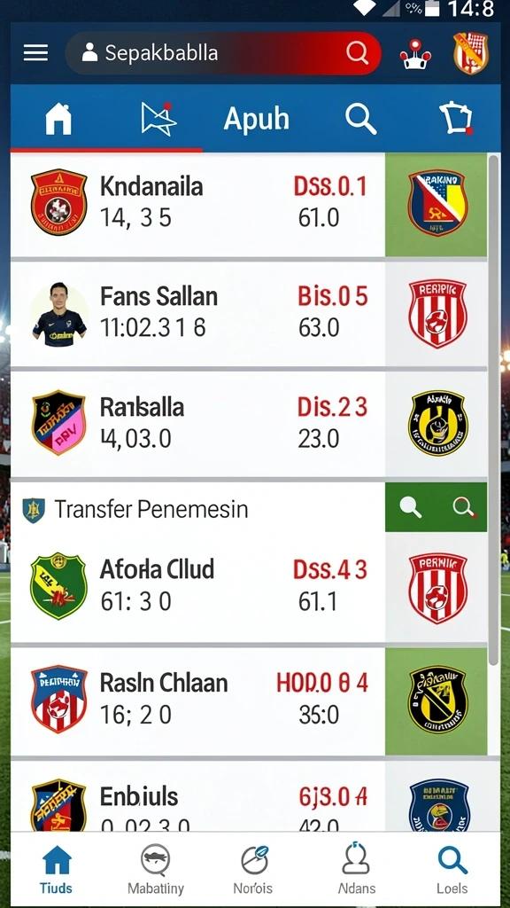 Beragam pilihan permainan yang tersedia dalam aplikasi.