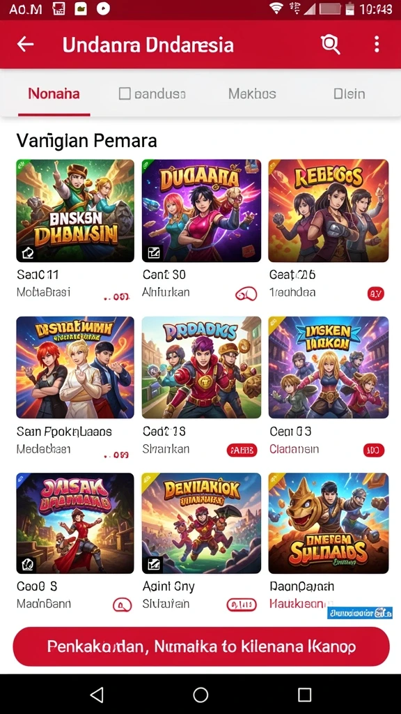 Berbagai tema permainan slot yang menarik.