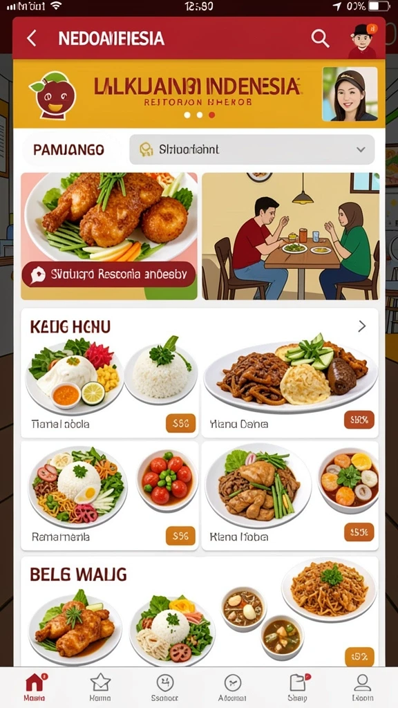 Tangkapan layar karakter spesial dalam game.